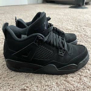 Boys Retro 4 Black Cat